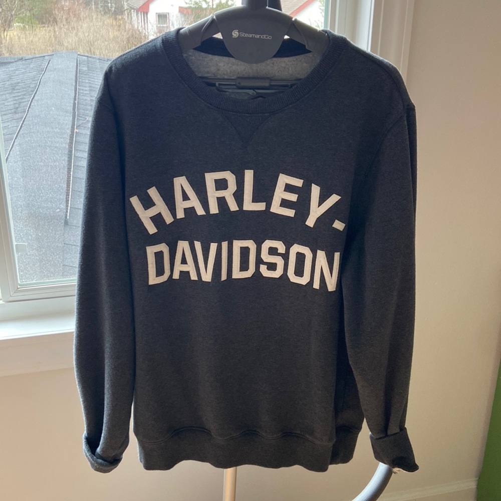 Gray Harley Davidson Sweatshirt